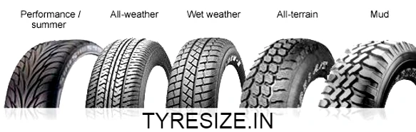 types of tyres